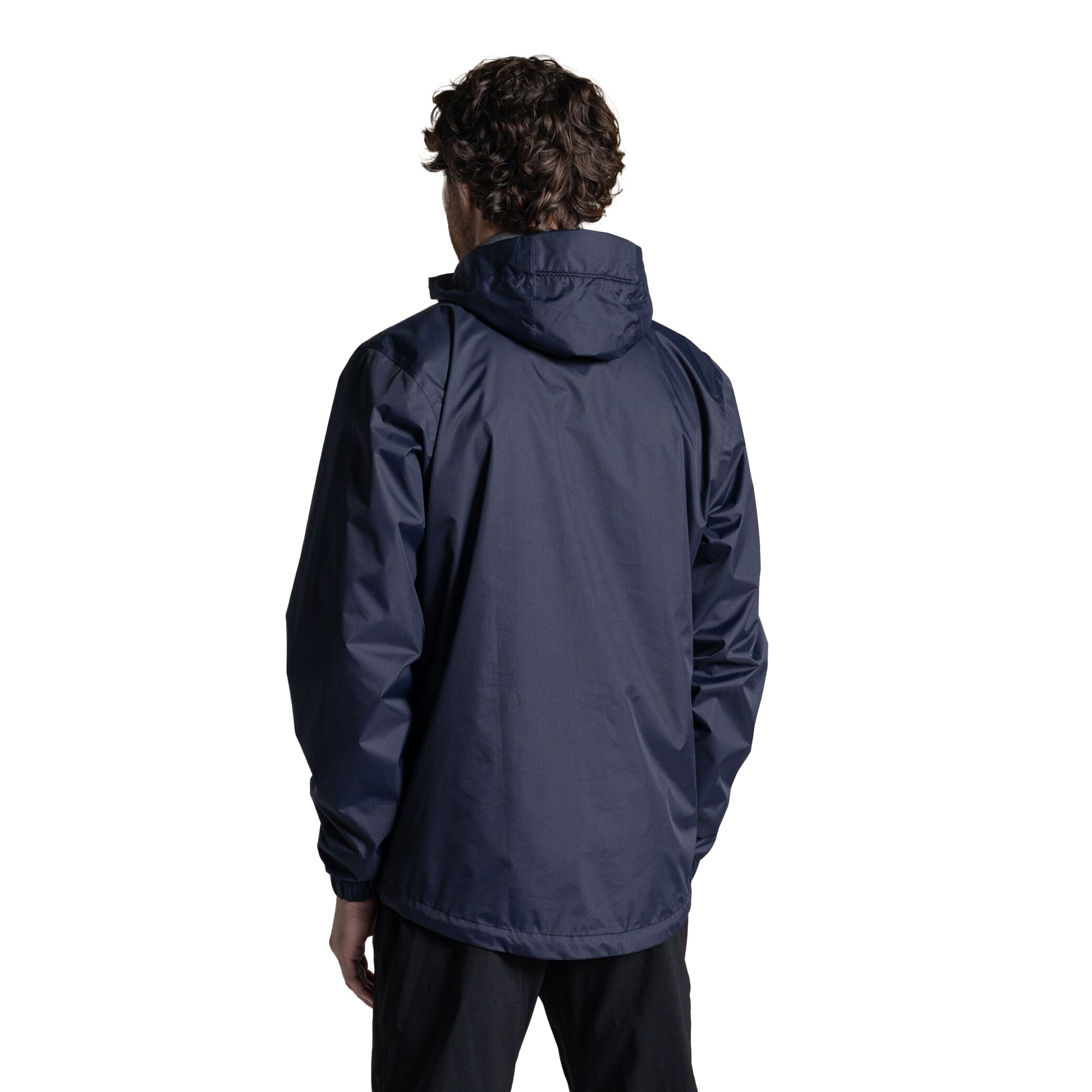 Dark Navy - Back - Craghoppers Unisex Adult Expert Packable Waterproof Jacket