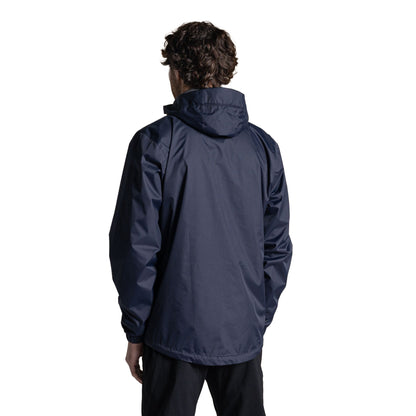 Dark Navy - Back - Craghoppers Unisex Adult Expert Packable Waterproof Jacket