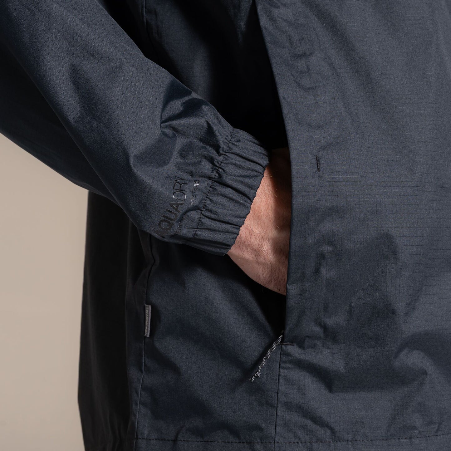 Black - Pack Shot - Craghoppers Unisex Adult Expert Packable Waterproof Jacket