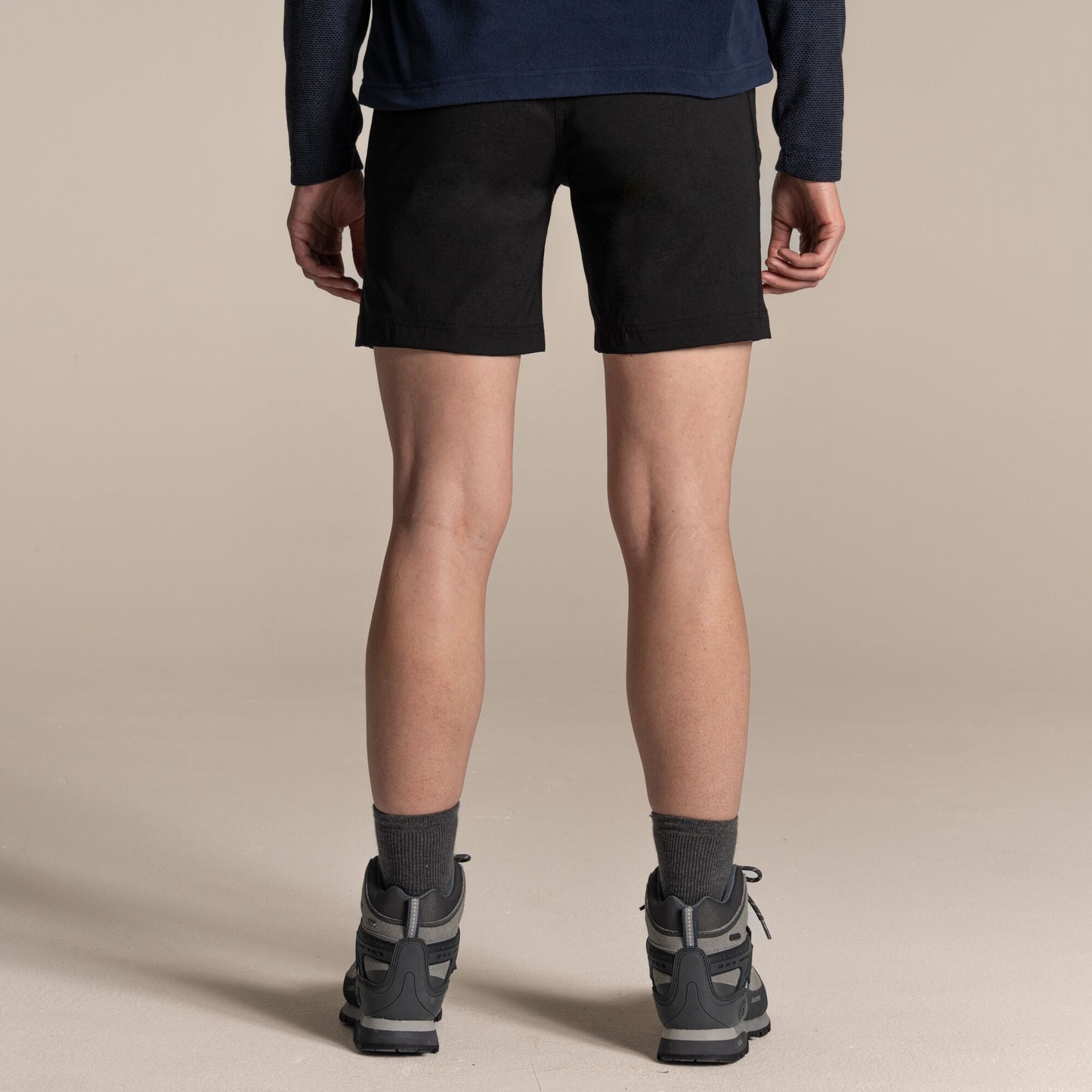 Black - Back - Craghoppers Womens-Ladies Kiwi Pro III Casual Shorts