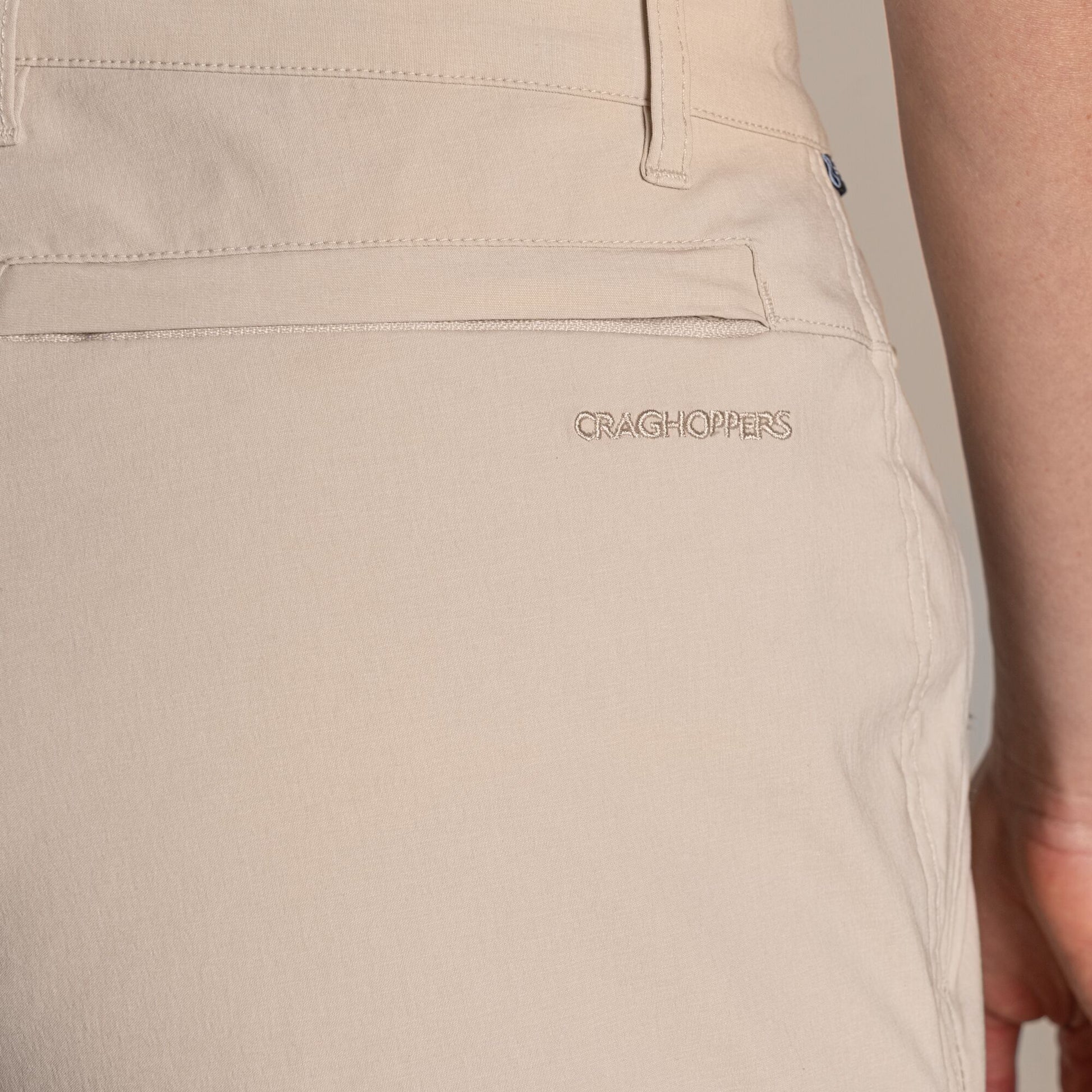 Oyster - Pack Shot - Craghoppers Womens-Ladies Kiwi Pro III Casual Shorts