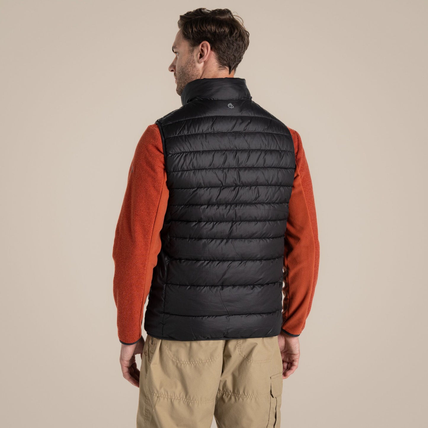 Black - Back - Craghoppers Mens Compresslite IX Gilet