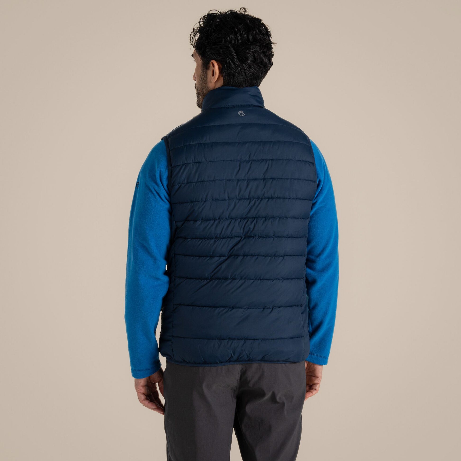Blue Navy - Back - Craghoppers Mens Compresslite IX Gilet