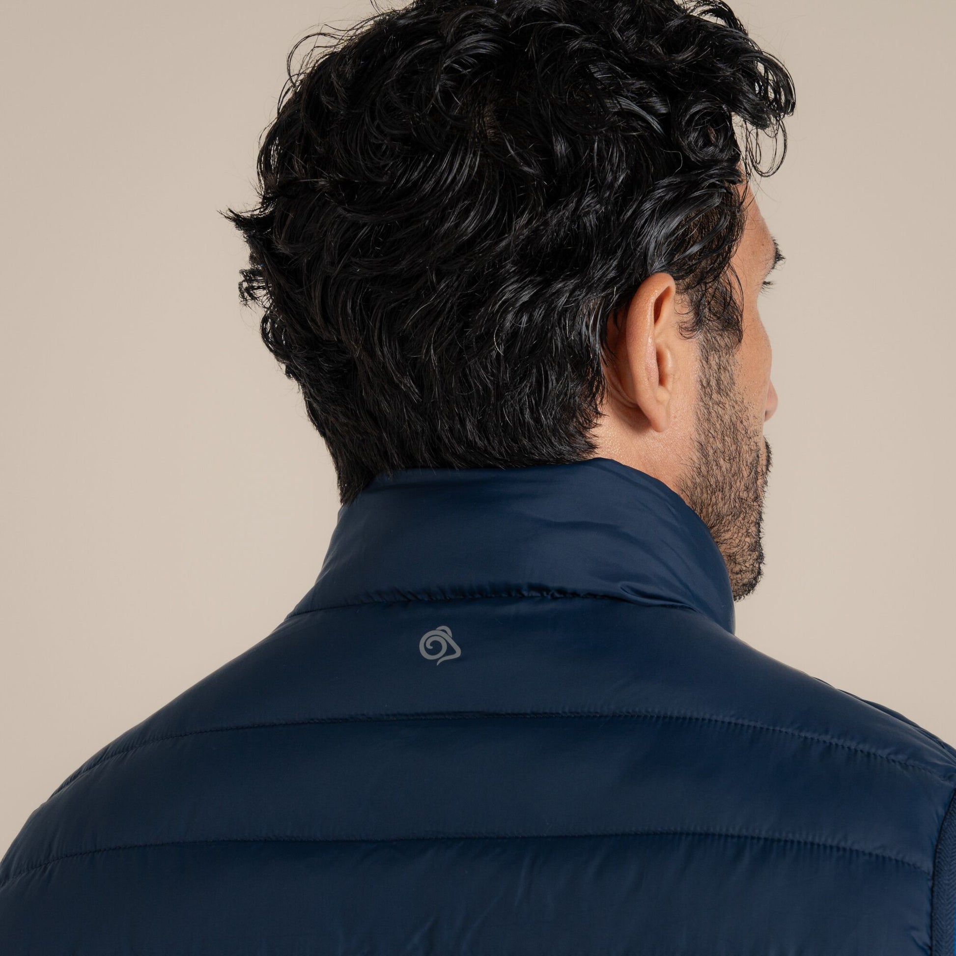 Blue Navy - Side - Craghoppers Mens Compresslite IX Gilet