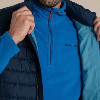 Blue Navy - Pack Shot - Craghoppers Mens Compresslite IX Gilet