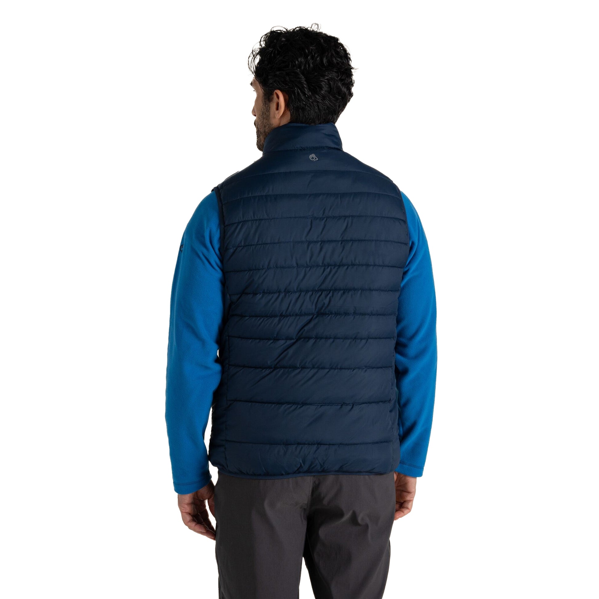 Blue Navy - Back - Craghoppers Mens Compresslite IX Gilet