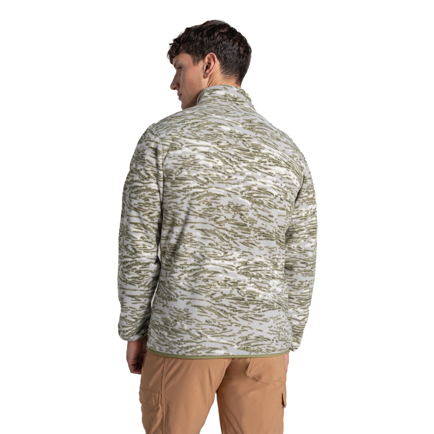 Cardamom - Back - Craghoppers Mens National Trust Irt Print Fleece Top