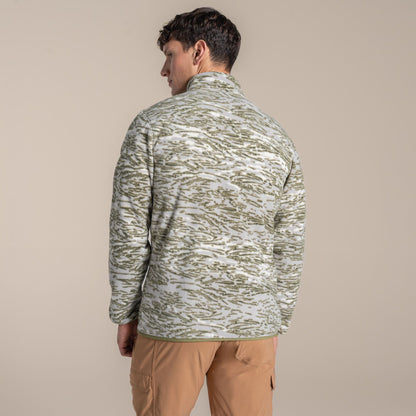 Cardamom - Back - Craghoppers Mens National Trust Irt Print Fleece Top
