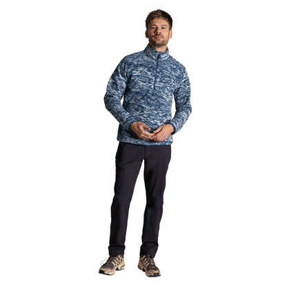Juniper Berry - Side - Craghoppers Mens National Trust Irt Print Fleece Top