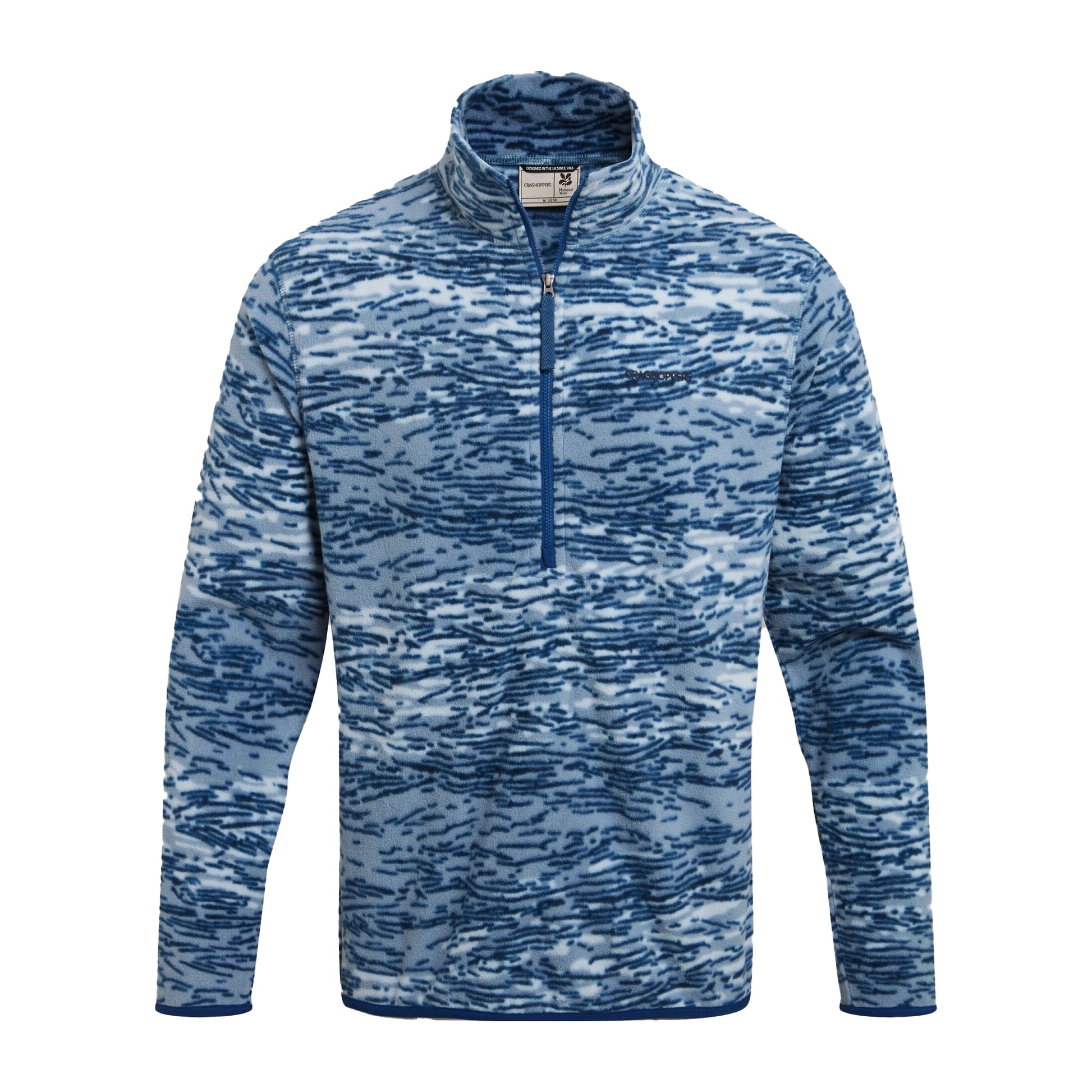 Juniper Berry - Front - Craghoppers Mens National Trust Irt Print Fleece Top