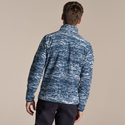 Juniper Berry - Back - Craghoppers Mens National Trust Irt Print Fleece Top