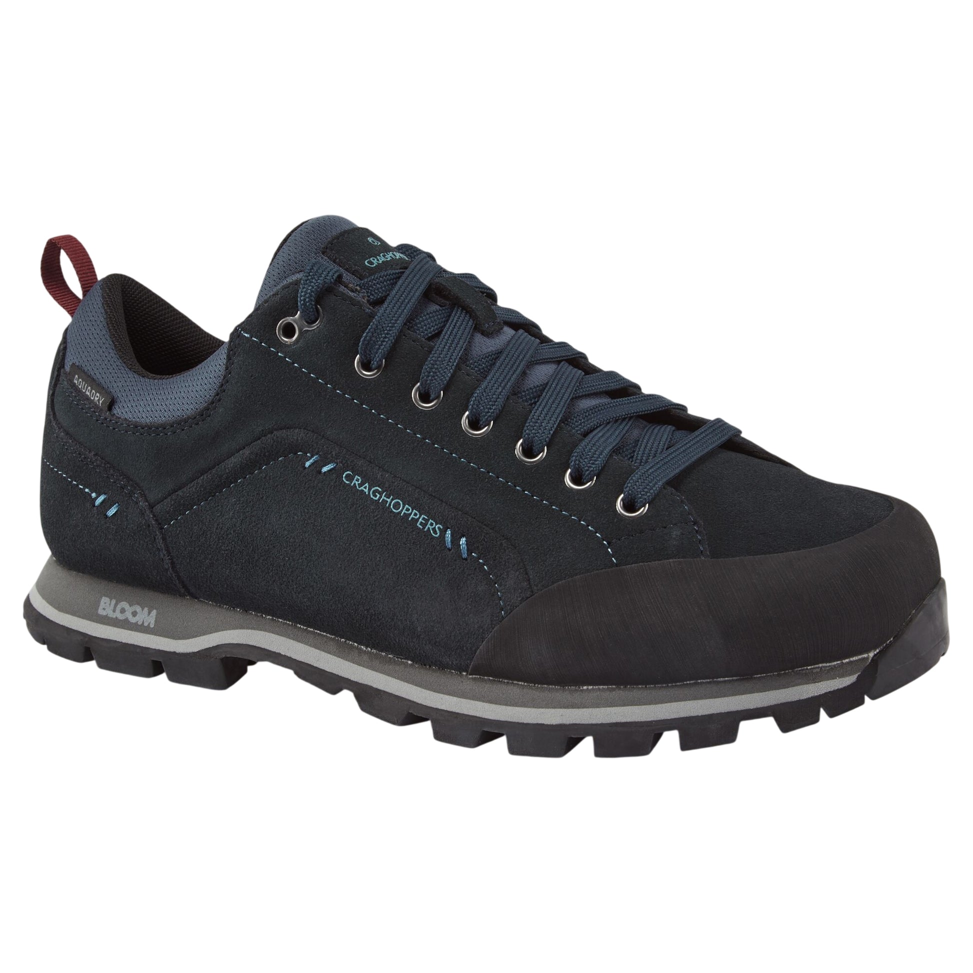 Steel Blue - Back - Craghoppers Mens Onega 2 Leather Trainers
