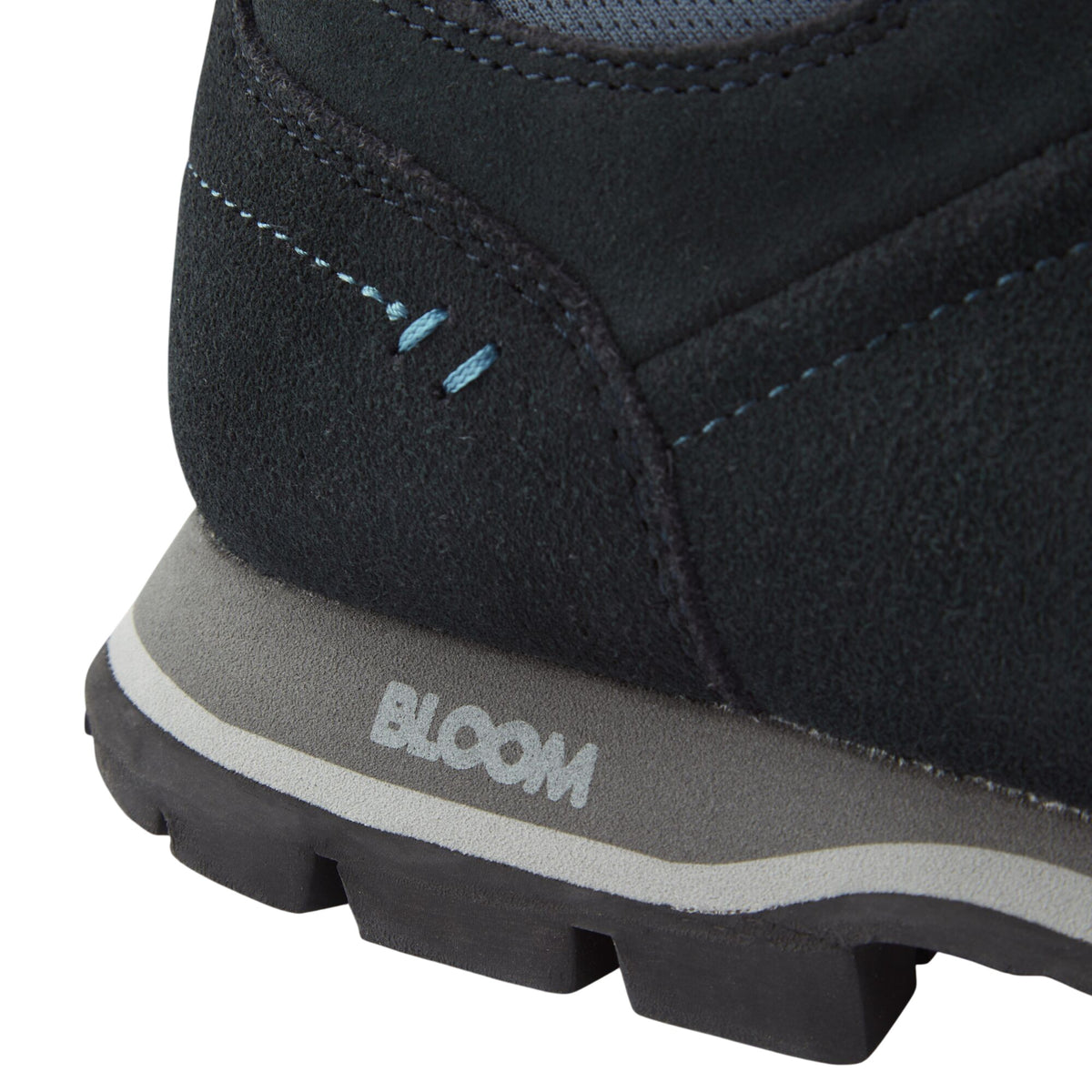 Steel Blue - Close up - Craghoppers Mens Onega 2 Leather Trainers