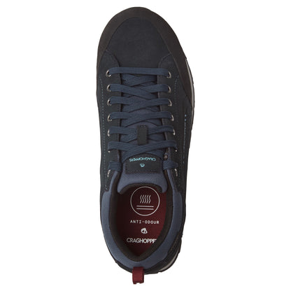 Steel Blue - Side - Craghoppers Mens Onega 2 Leather Trainers