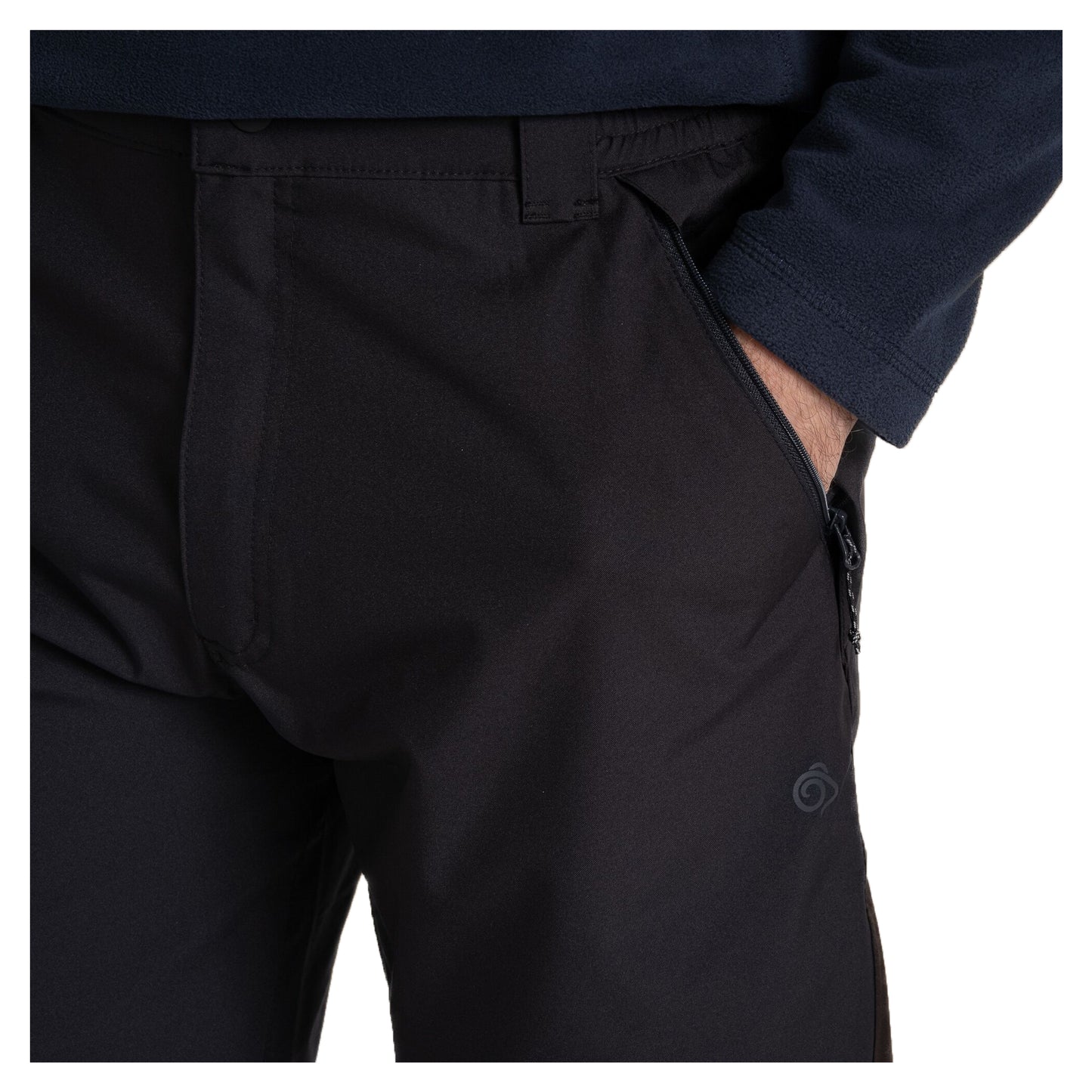 Black - Side - Craghoppers Expert Mens Kiwi Waterproof Trousers
