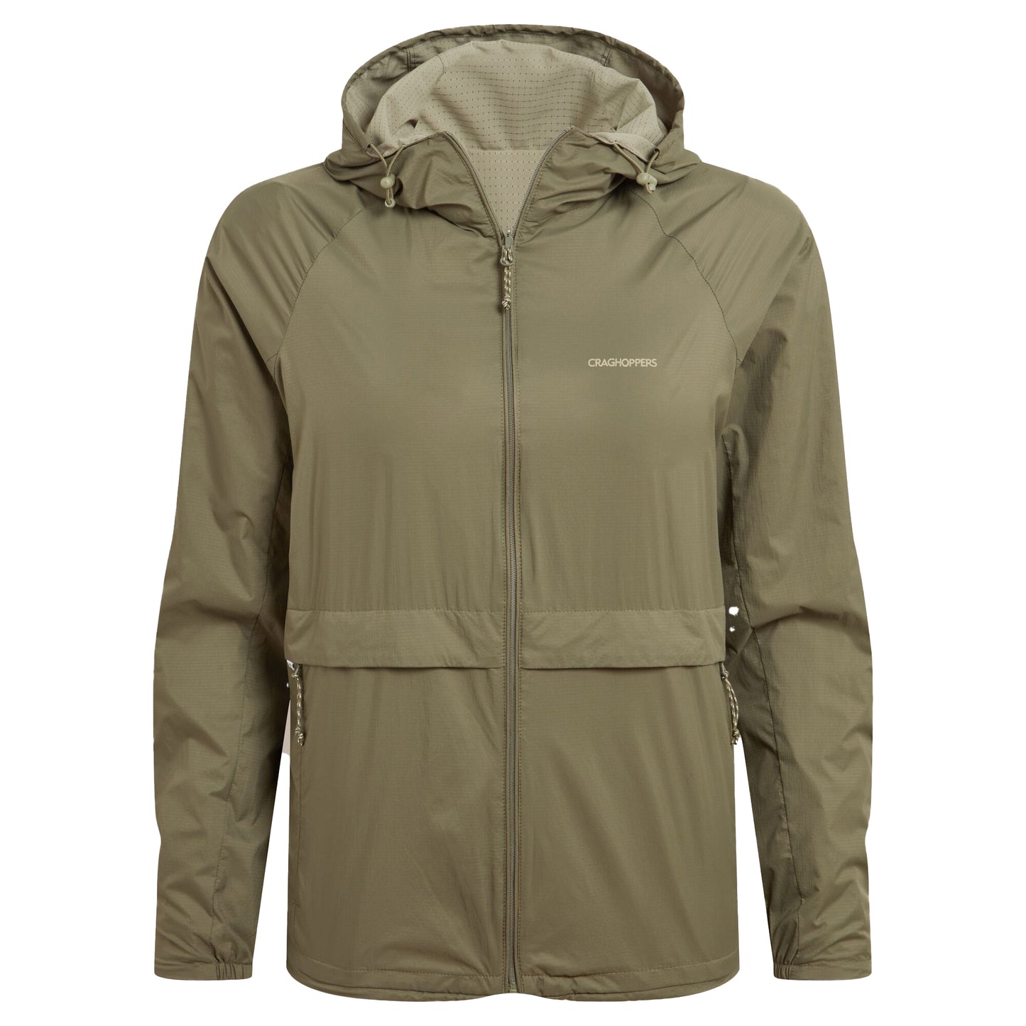 Wild Olive-Vert - Front - Craghoppers Womens-Ladies Rosa Nosilife Reversible Jacket
