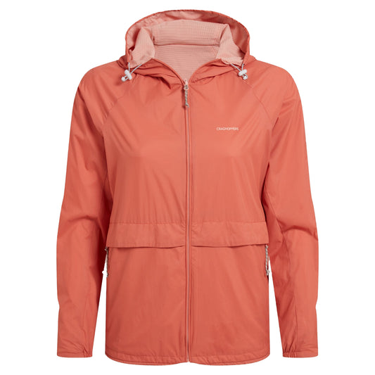 Red Sandstone-Clay - Front - Craghoppers Womens-Ladies Rosa Nosilife Reversible Jacket