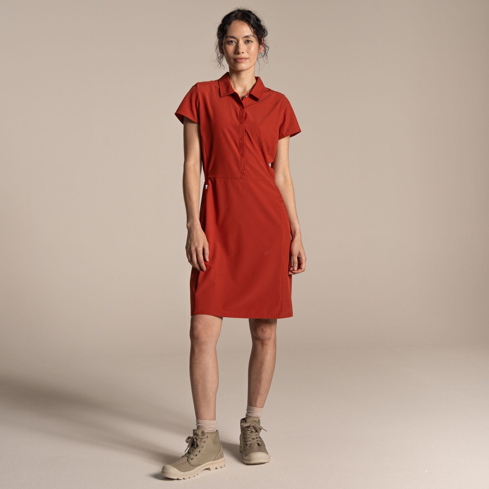 Cinnabar - Close up - Craghoppers Womens-Ladies Pro IV Nosilife Dress