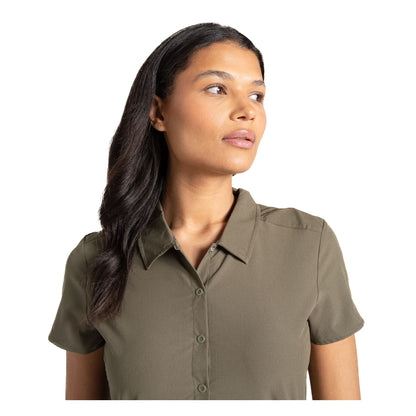 Wild Olive - Side - Craghoppers Womens-Ladies Pro IV Nosilife Dress