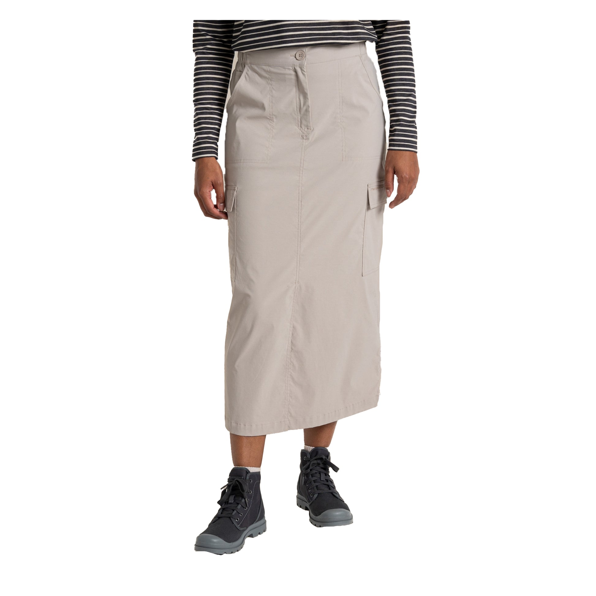 Soft Mushroom - Lifestyle - Craghoppers Womens-Ladies Pro Nosilife Midi Skirt