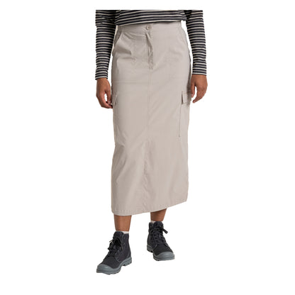 Soft Mushroom - Lifestyle - Craghoppers Womens-Ladies Pro Nosilife Midi Skirt