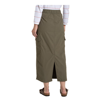 Wild Olive - Back - Craghoppers Womens-Ladies Pro Nosilife Midi Skirt