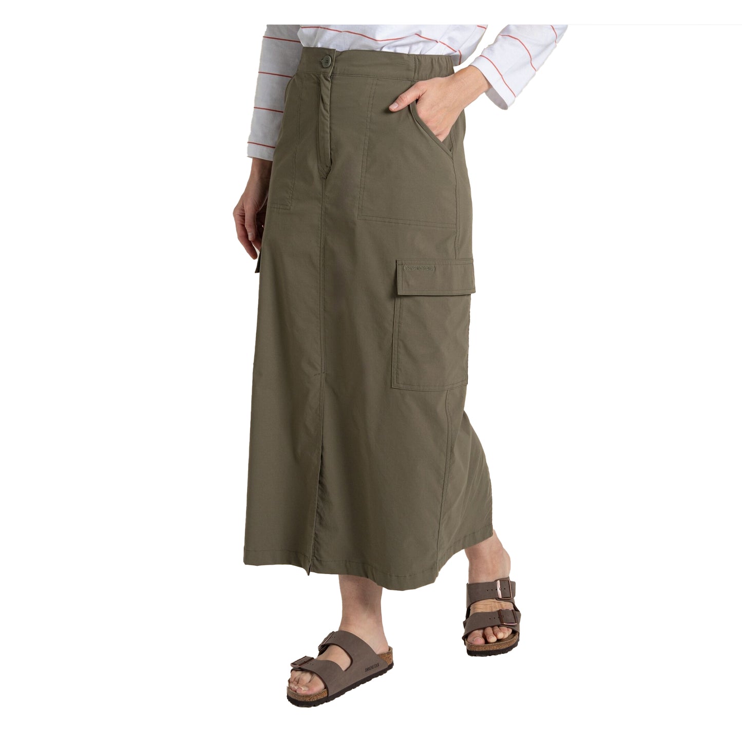 Wild Olive - Lifestyle - Craghoppers Womens-Ladies Pro Nosilife Midi Skirt