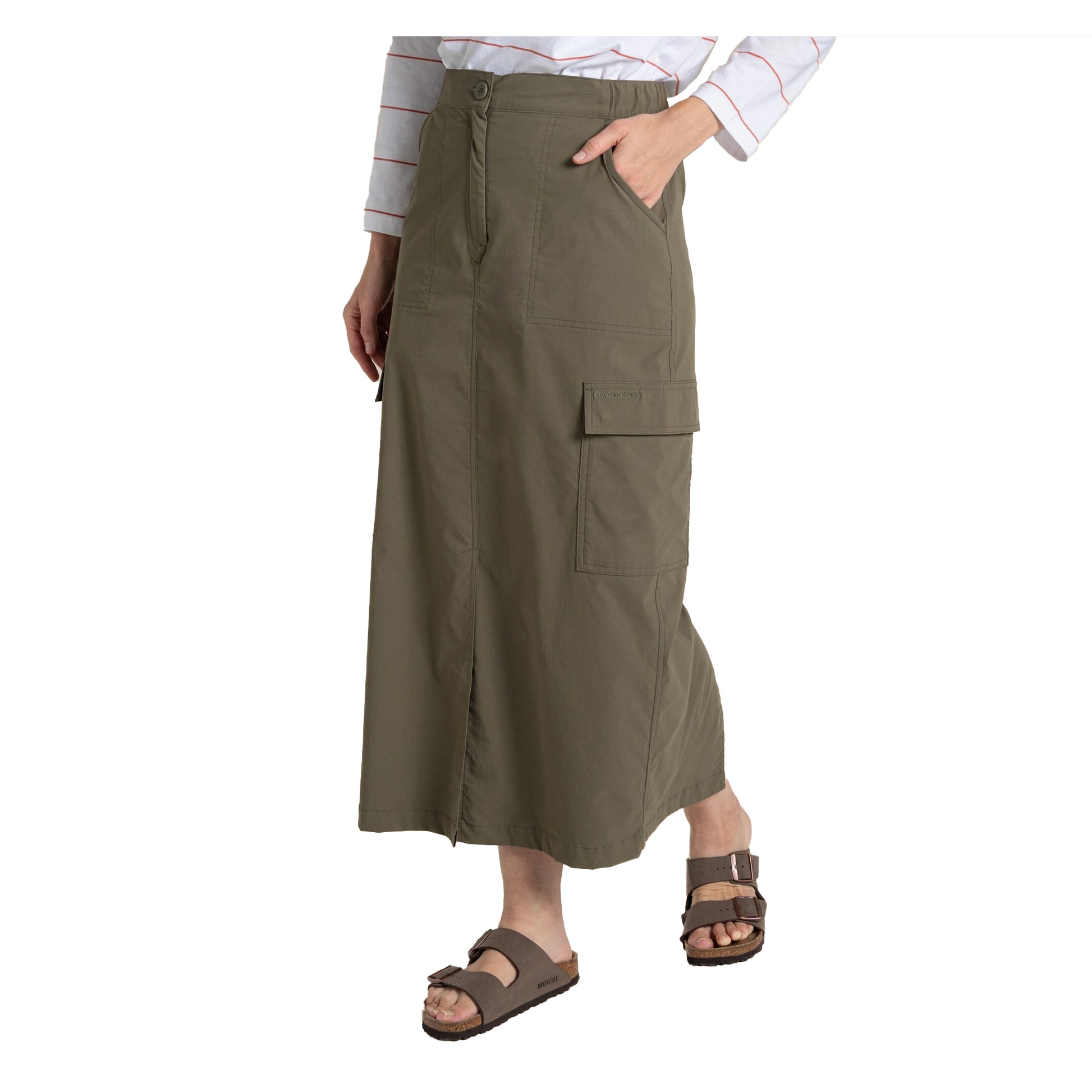 Wild Olive - Lifestyle - Craghoppers Womens-Ladies Pro Nosilife Midi Skirt