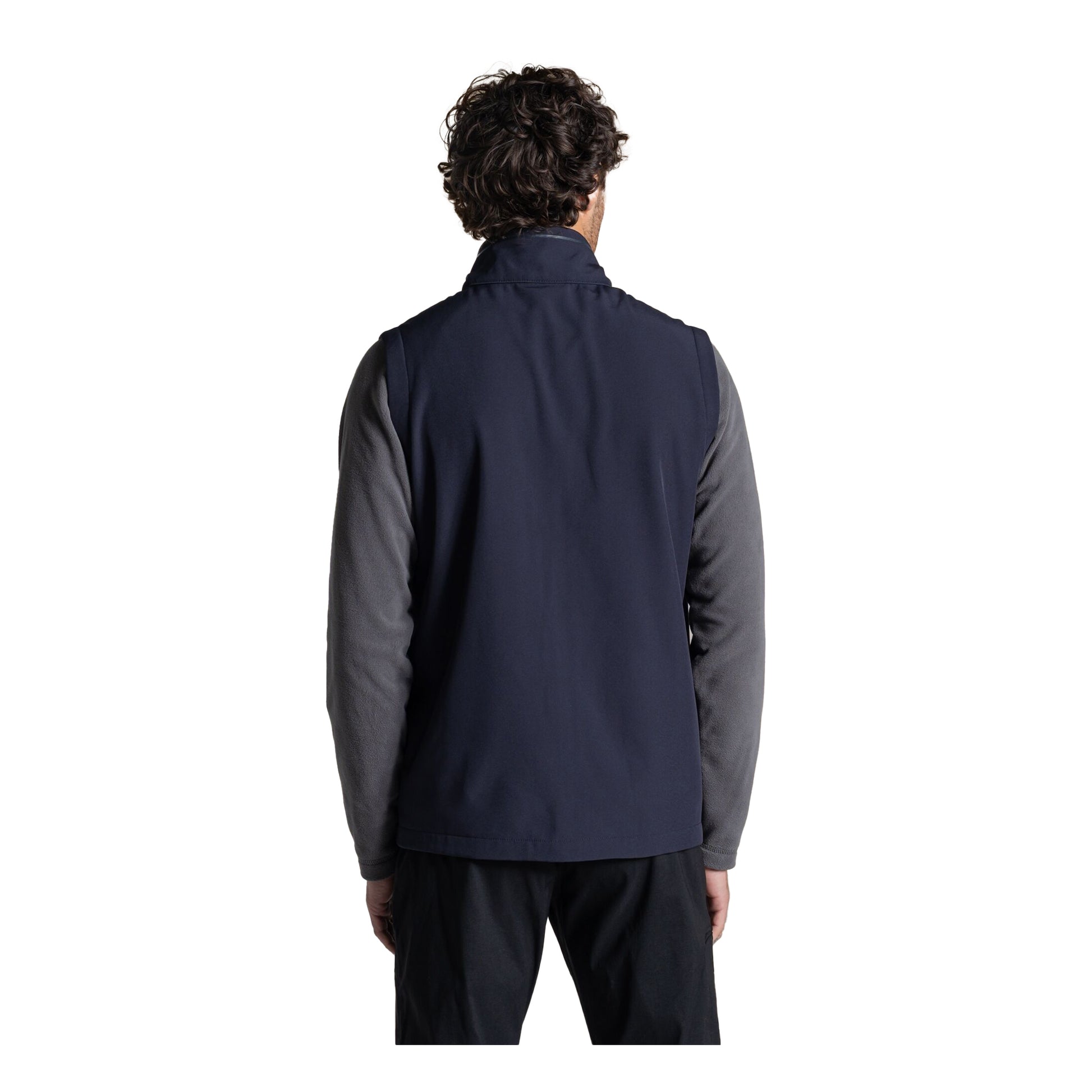 Dark Navy - Back - Craghoppers Mens Expert Basecamp II Softshell Gilet