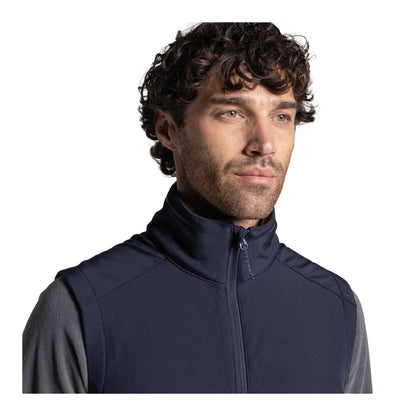 Dark Navy - Side - Craghoppers Mens Expert Basecamp II Softshell Gilet