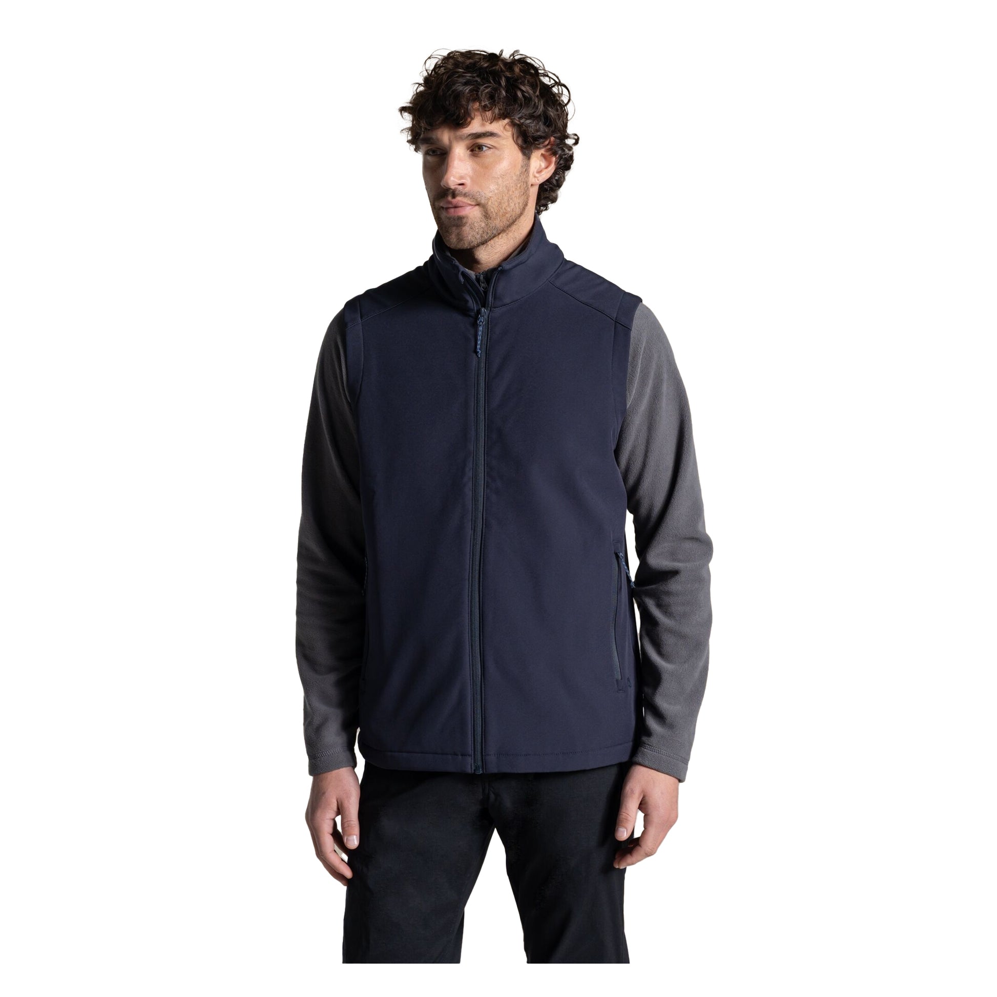 Dark Navy - Lifestyle - Craghoppers Mens Expert Basecamp II Softshell Gilet