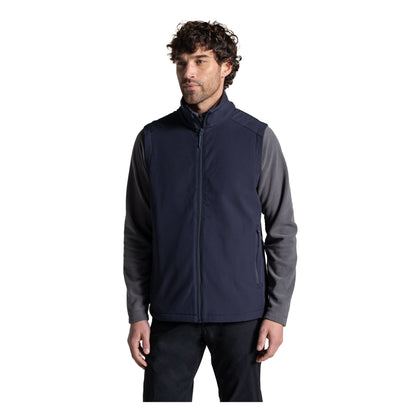 Dark Navy - Lifestyle - Craghoppers Mens Expert Basecamp II Softshell Gilet