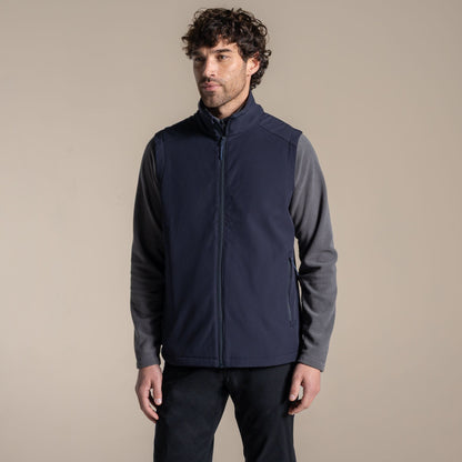 Dark Navy - Pack Shot - Craghoppers Mens Expert Basecamp II Softshell Gilet