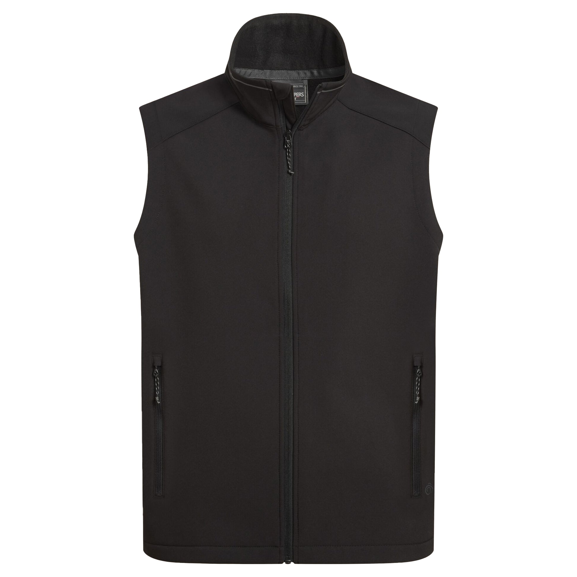 Black - Front - Craghoppers Mens Expert Basecamp II Softshell Gilet
