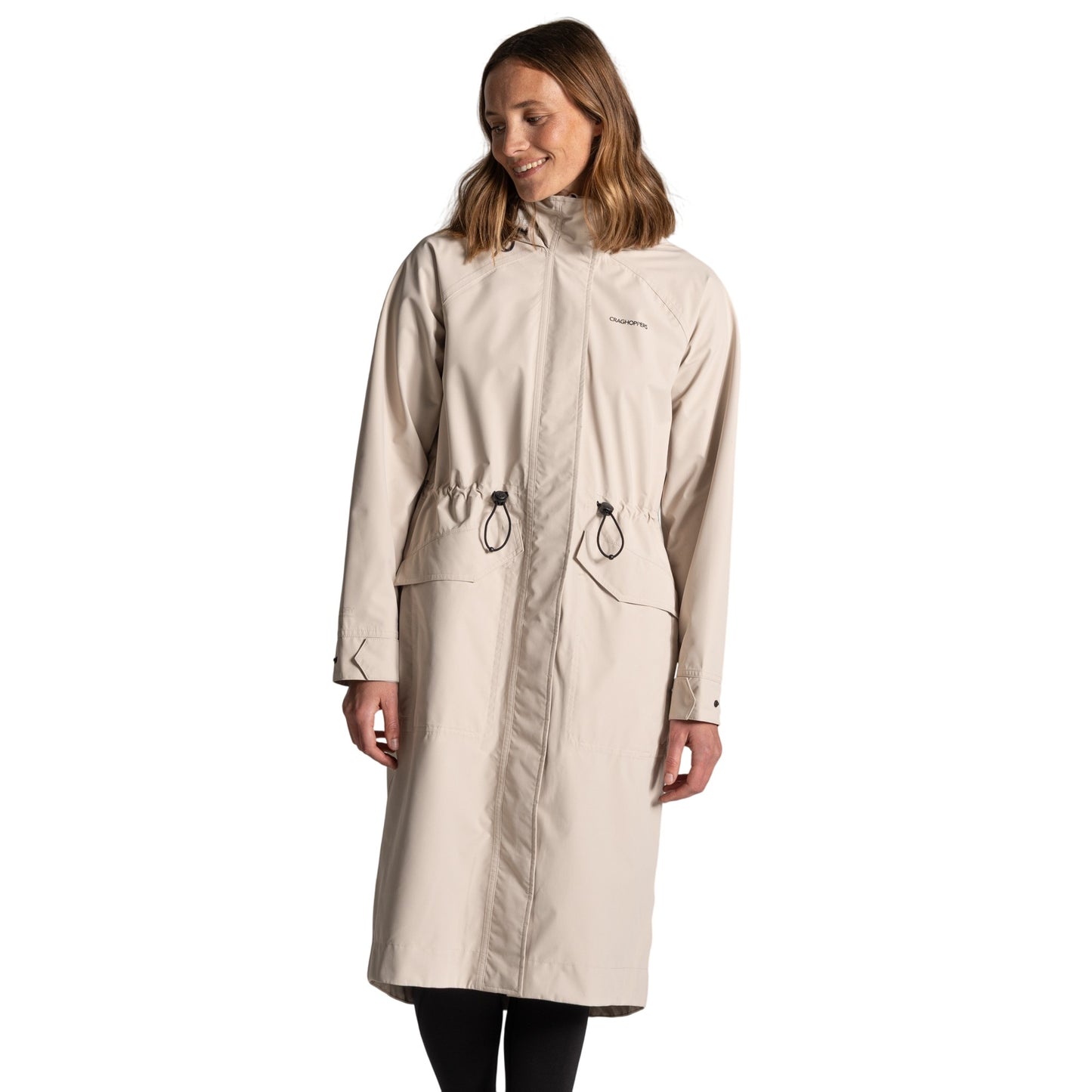 Oyster - Side - Craghoppers Womens-Ladies Naima Waterproof Jacket
