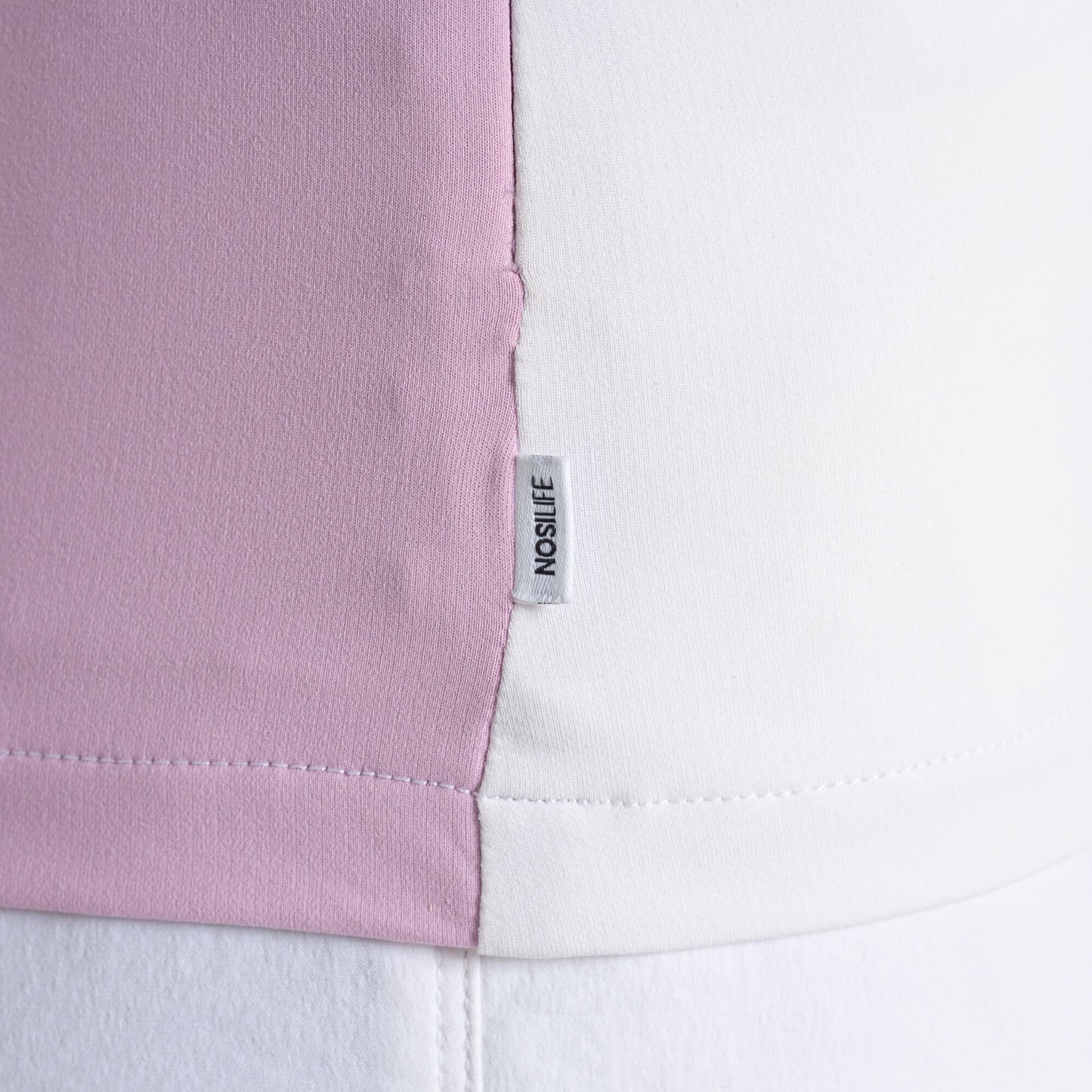 White-Dark Iron - Pack Shot - Craghoppers Womens-Ladies Nosilife Half Zip Golf Top