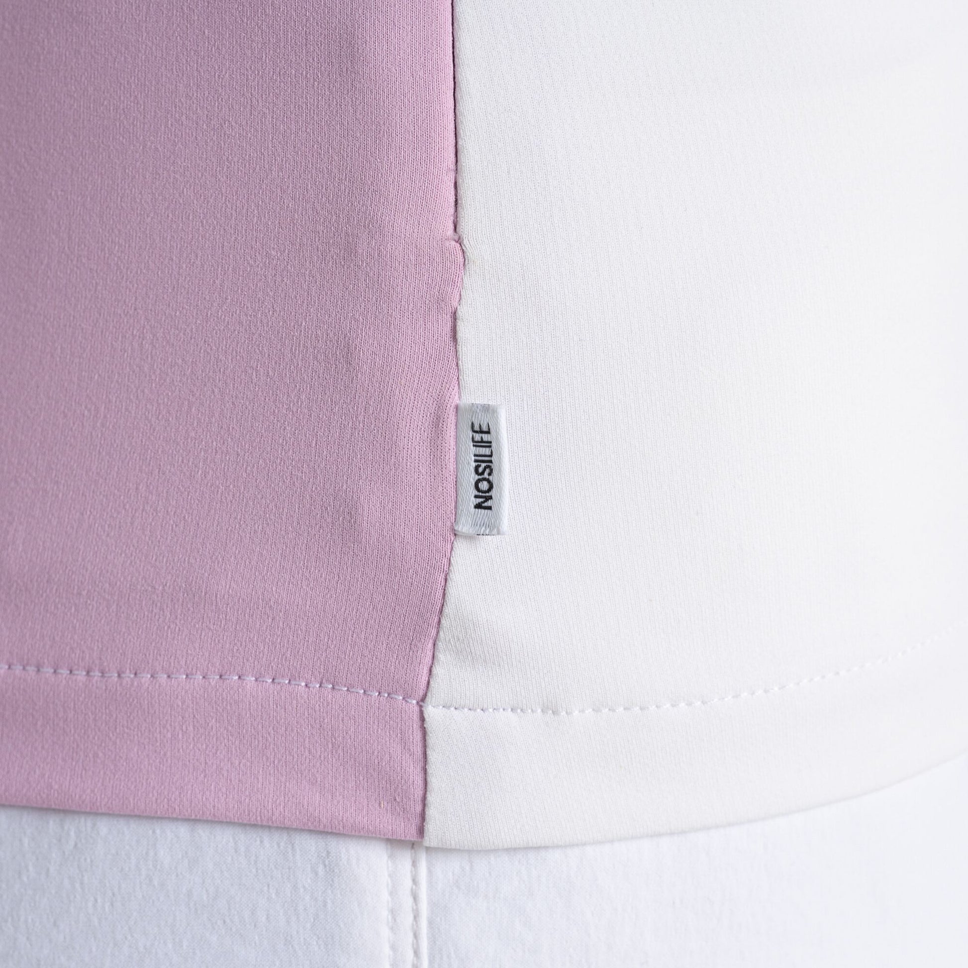 White-Dark Iron - Pack Shot - Craghoppers Womens-Ladies Nosilife Half Zip Golf Top