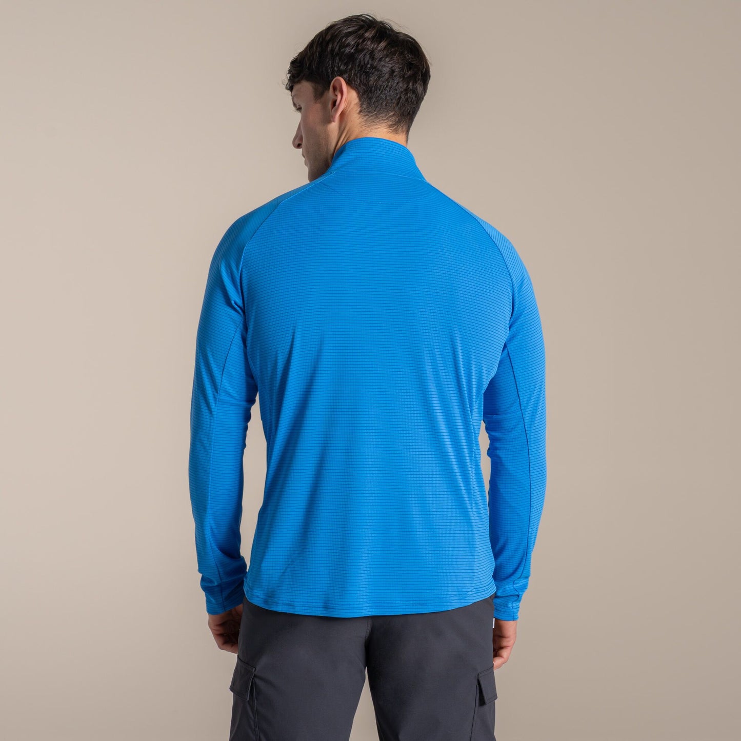 Azure Sky - Back - Craghoppers Mens Nosilife Half Zip Pullover
