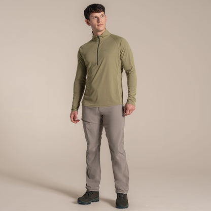 Cardamom - Close up - Craghoppers Mens Nosilife Half Zip Pullover