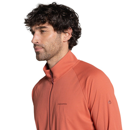 Sahara - Side - Craghoppers Mens Nosilife Half Zip Pullover