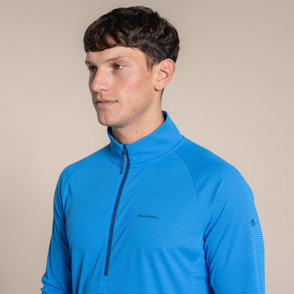 Azure Sky - Lifestyle - Craghoppers Mens Nosilife Half Zip Pullover