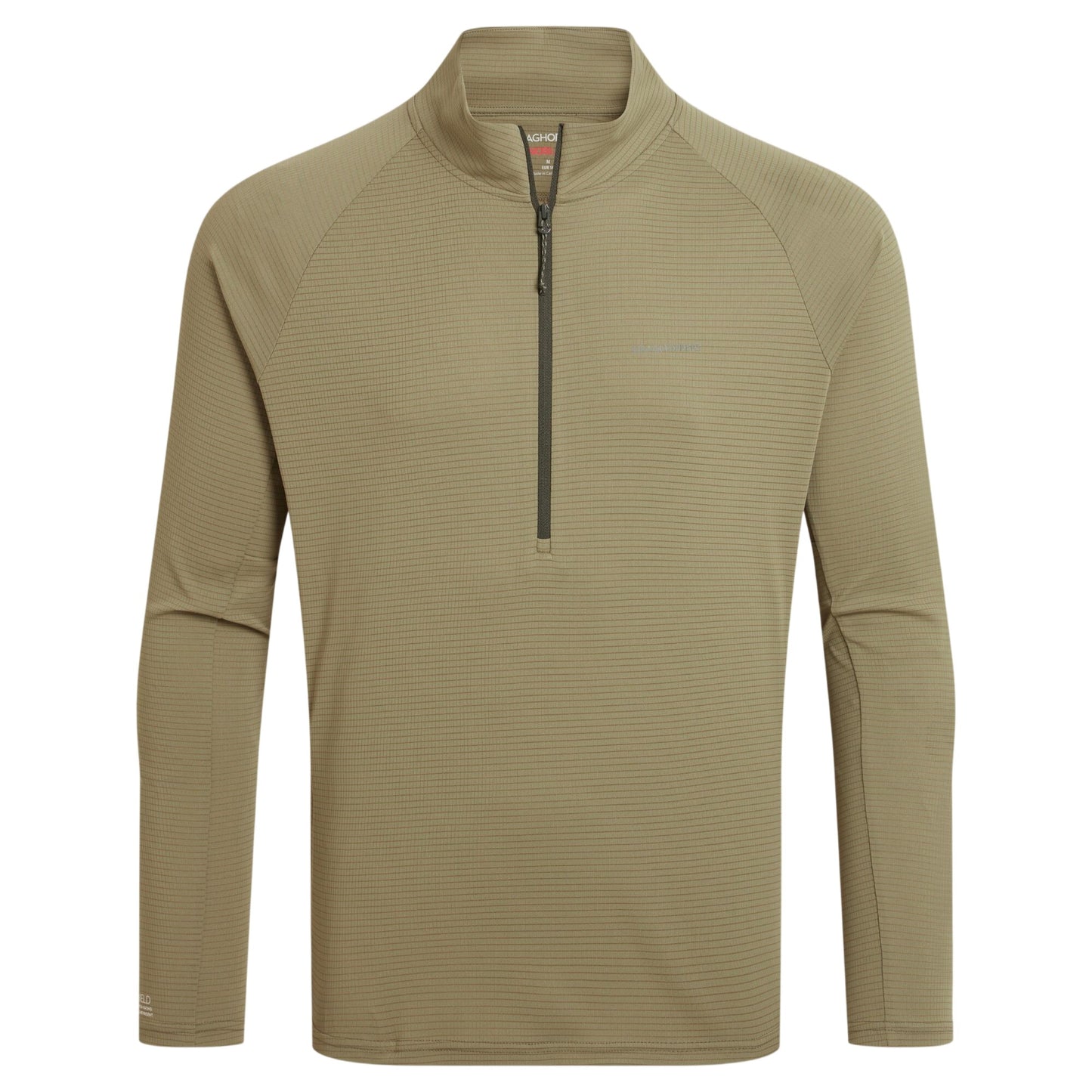 Cardamom - Front - Craghoppers Mens Nosilife Half Zip Pullover