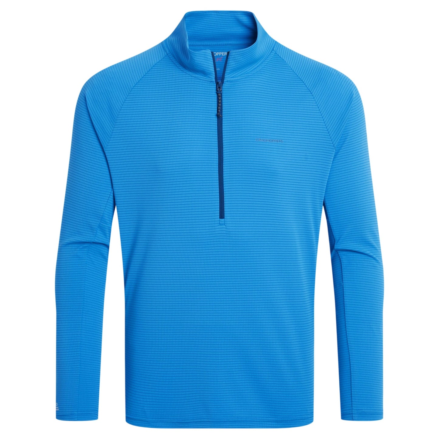 Azure Sky - Front - Craghoppers Mens Nosilife Half Zip Pullover