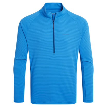 Azure Sky - Front - Craghoppers Mens Nosilife Half Zip Pullover