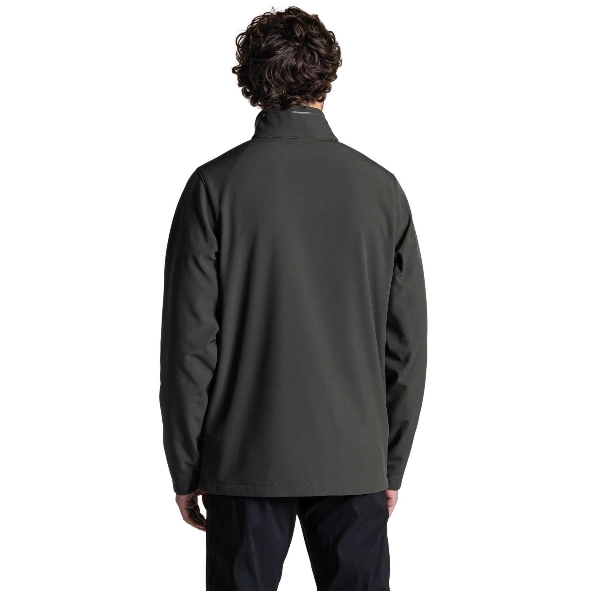 Dark Cedar Green - Back - Craghoppers Mens Expert Basecamp II Soft Shell Jacket