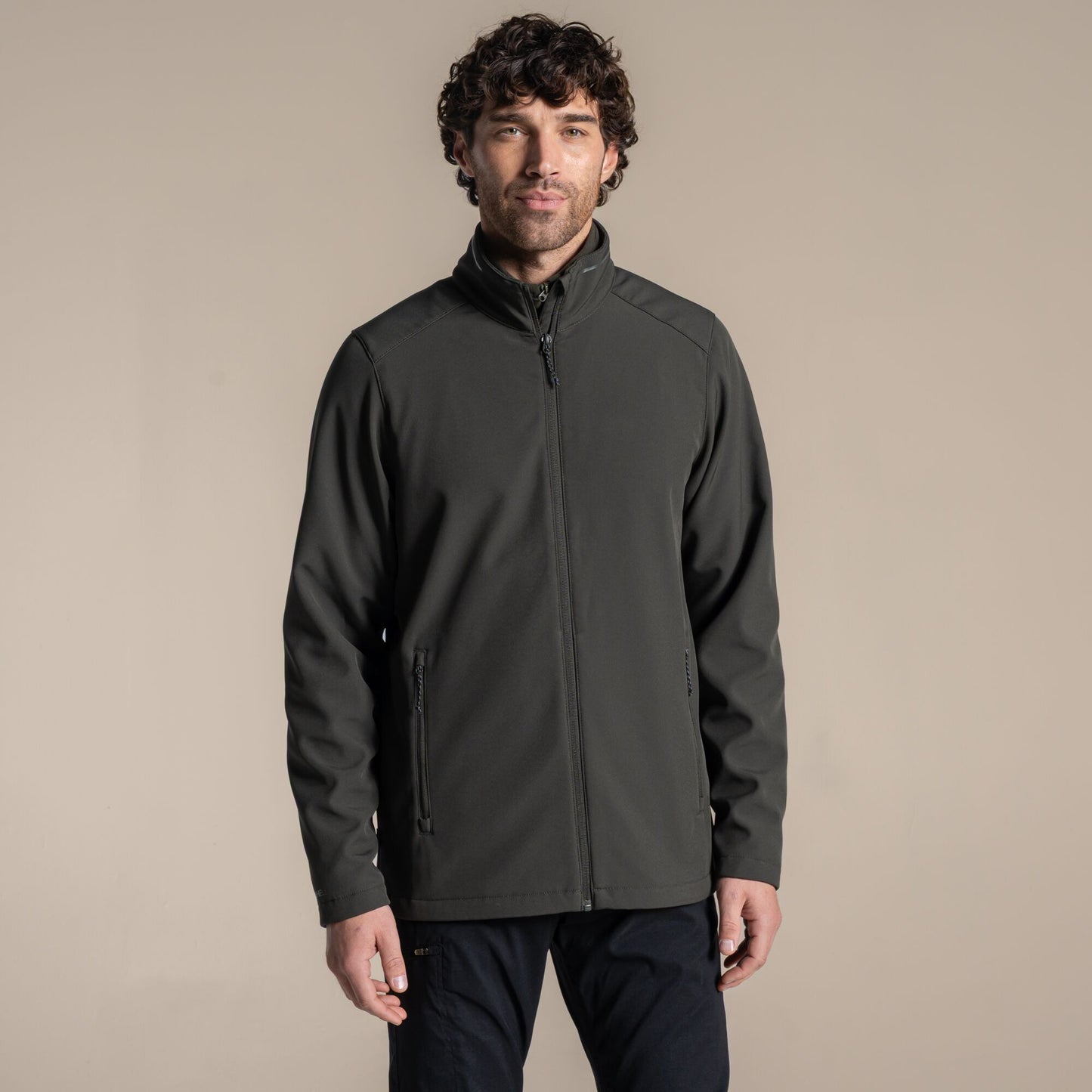 Dark Cedar Green - Pack Shot - Craghoppers Mens Expert Basecamp II Soft Shell Jacket
