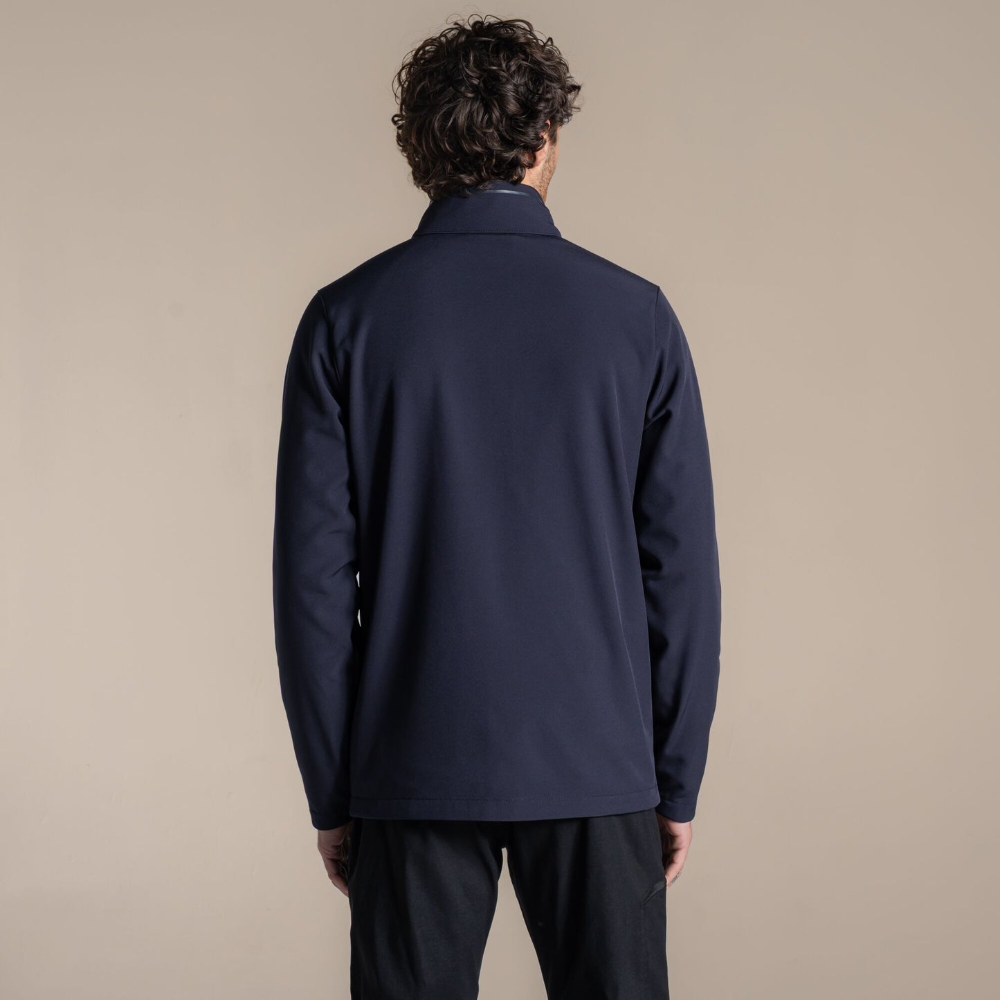Dark Navy - Back - Craghoppers Mens Expert Basecamp II Soft Shell Jacket