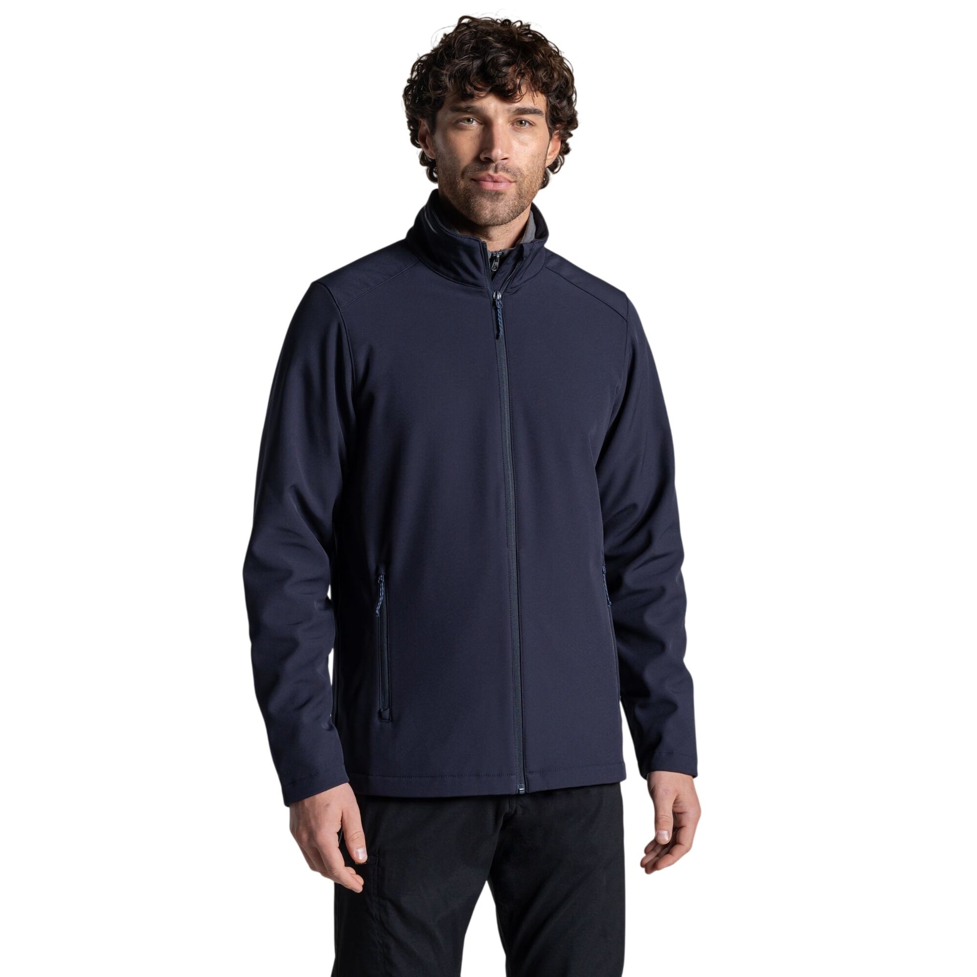 Dark Navy - Lifestyle - Craghoppers Mens Expert Basecamp II Soft Shell Jacket