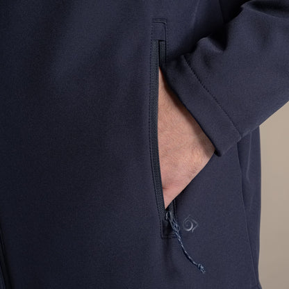 Dark Navy - Lifestyle - Craghoppers Mens Expert Basecamp II Soft Shell Jacket