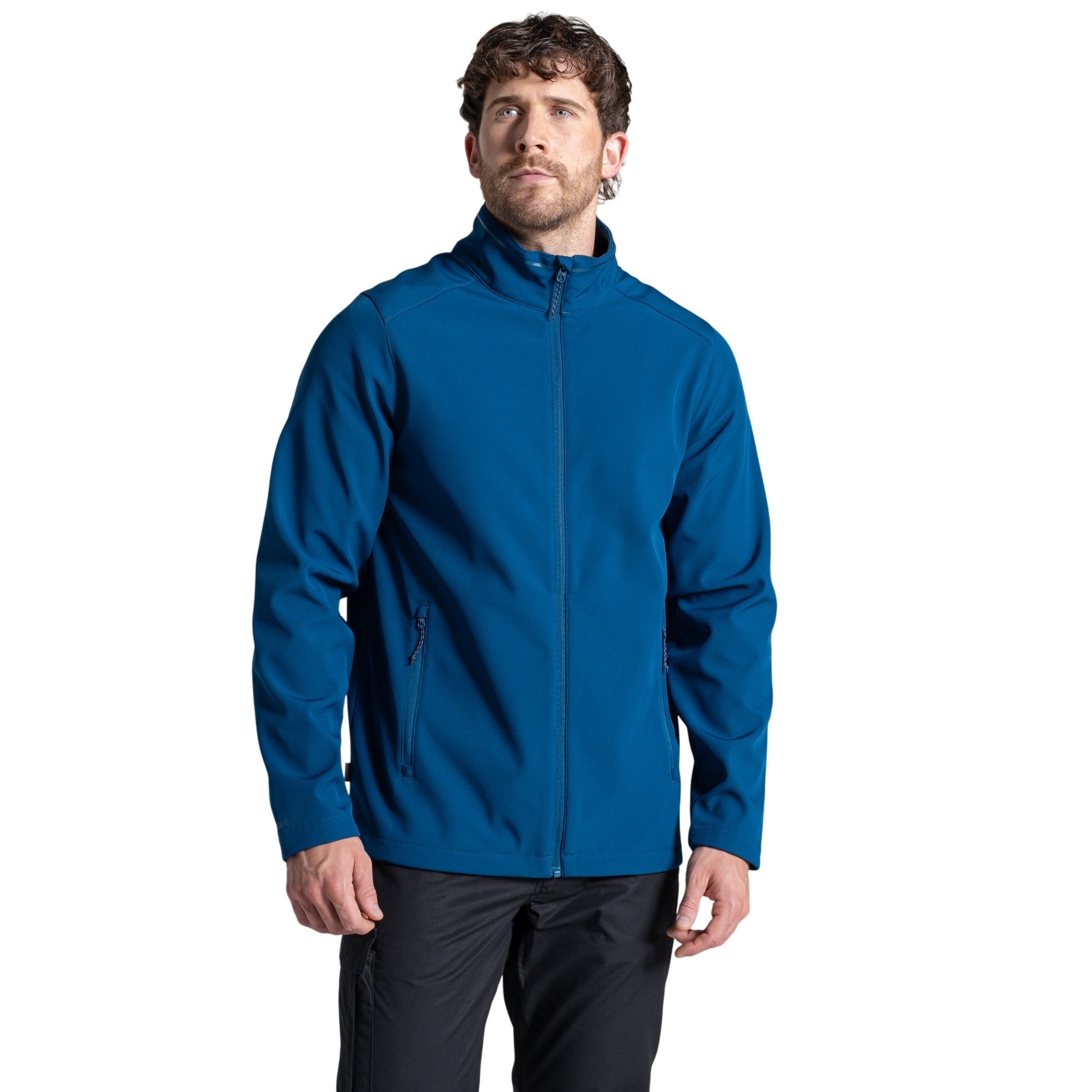 Poseidon Blue - Lifestyle - Craghoppers Mens Expert Basecamp II Soft Shell Jacket